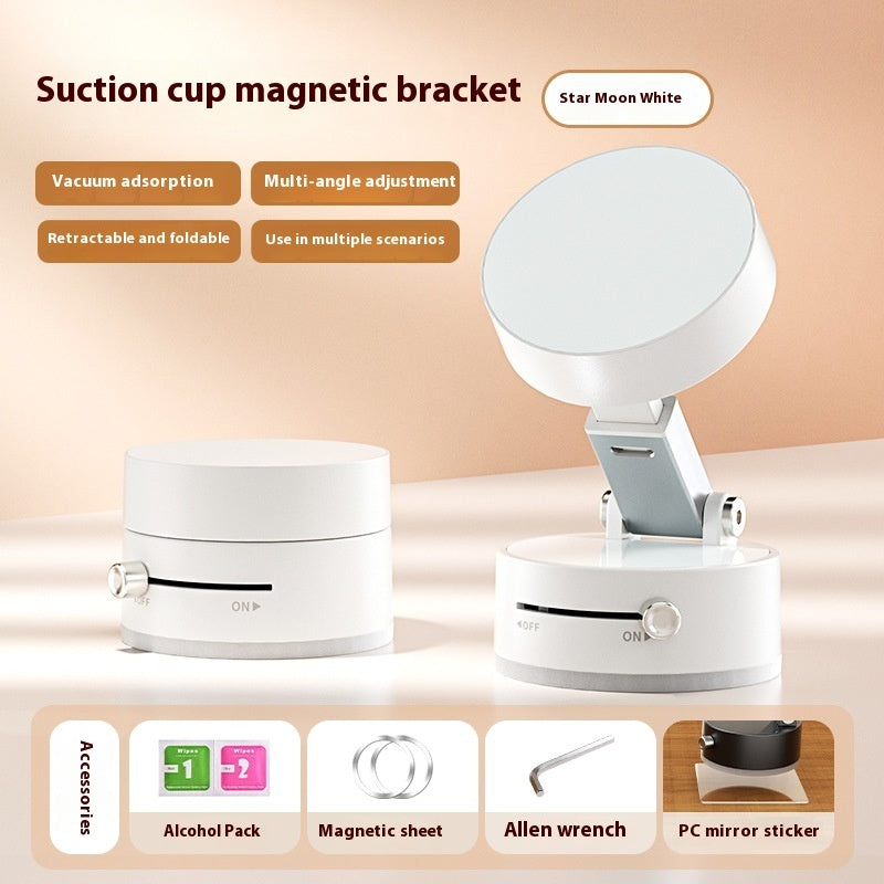 Foldable Magnetic Vacuum Car Phone Holder For Smart Phone